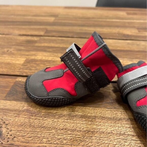 Dog waterproof shoes. Velcro closure. Easy to fit. Brand new! Reflective stripes - Picture 8 of 8